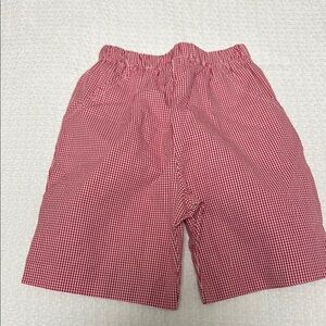 Preppy for Summer! Bailey Boys Red Gingham Shorts
